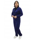 Conjunto Veludo Plush Butu Biru Plus Size Extra Grande - Azul